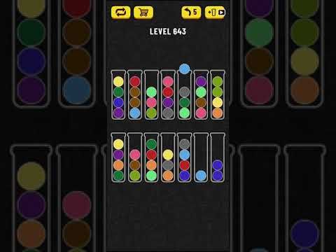 Video guide by Mobile games: Ball Sort Puzzle Level 643 #ballsortpuzzle