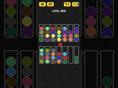Video guide by Mobile games: Ball Sort Puzzle Level 1035 #ballsortpuzzle