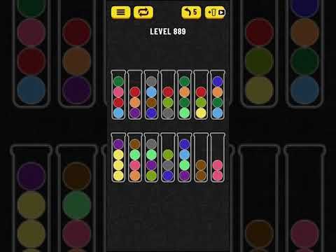 Video guide by Mobile games: Ball Sort Puzzle Level 889 #ballsortpuzzle