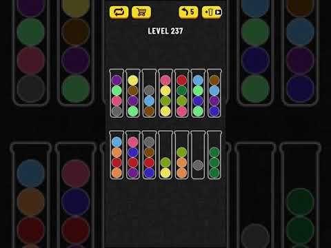 Video guide by Mobile games: Ball Sort Puzzle Level 237 #ballsortpuzzle