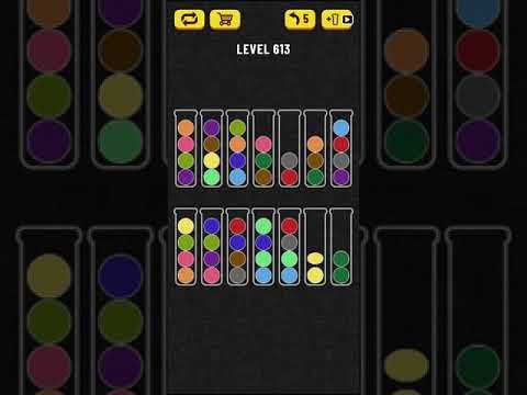 Video guide by Mobile games: Ball Sort Puzzle Level 613 #ballsortpuzzle