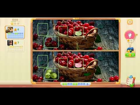 Video guide by Lily G: 5 Differences Online Level 698 #5differencesonline