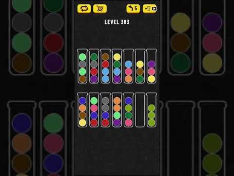 Video guide by Mobile games: Ball Sort Puzzle Level 383 #ballsortpuzzle