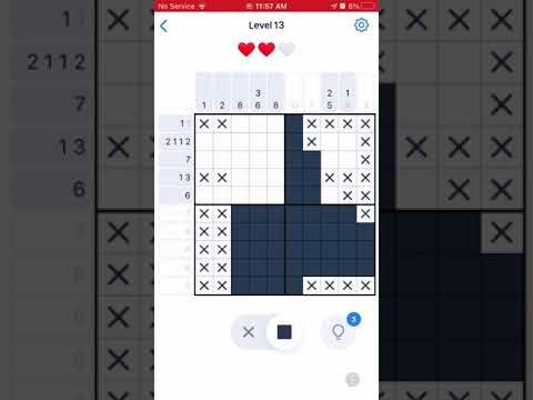 Video guide by Cool stuff y’all have too learn!: Nonagram Level 13 #nonagram
