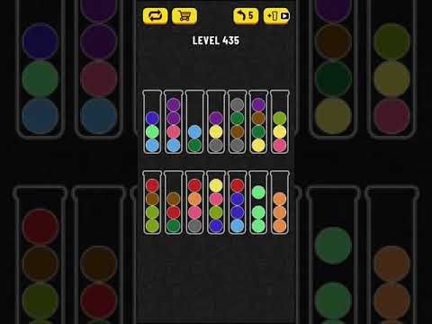 Video guide by Mobile games: Ball Sort Puzzle Level 435 #ballsortpuzzle