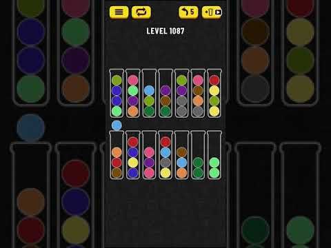Video guide by Mobile games: Ball Sort Puzzle Level 1087 #ballsortpuzzle