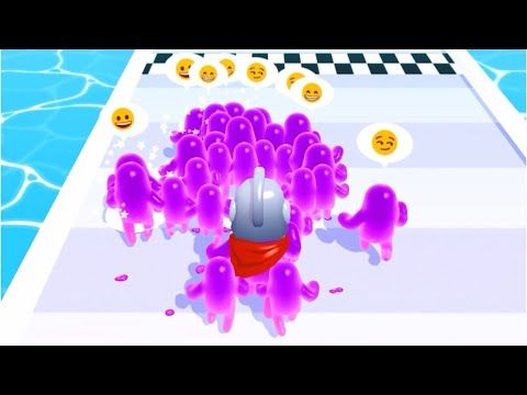 Video guide by iGaming: Blob Clash 3D Level 56 #blobclash3d