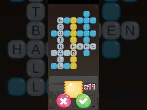 Video guide by Chaker Gamer: Crossword Pie Level 9 #crosswordpie