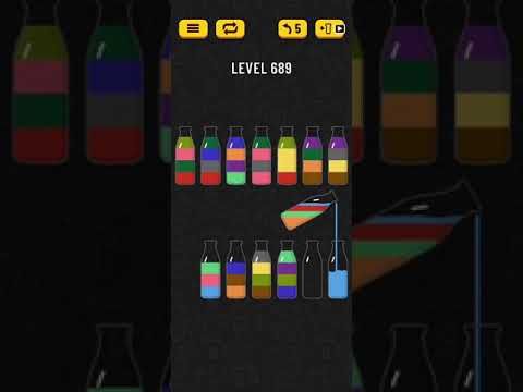 Video guide by HelpingHand: Soda Sort Puzzle Level 689 #sodasortpuzzle