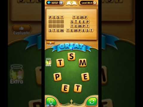 Video guide by ETPC EPIC TIME PASS CHANNEL: Bible Word Puzzle Chapter 88 - Level 8 #biblewordpuzzle
