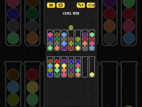 Video guide by Mobile games: Ball Sort Puzzle Level 1039 #ballsortpuzzle