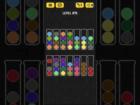 Video guide by Mobile games: Ball Sort Puzzle Level 875 #ballsortpuzzle