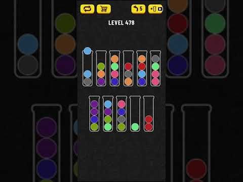 Video guide by Mobile games: Ball Sort Puzzle Level 478 #ballsortpuzzle