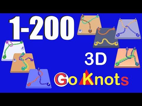 Video guide by Cat Shabo: Go Knots 3D Level 1-200 #goknots3d
