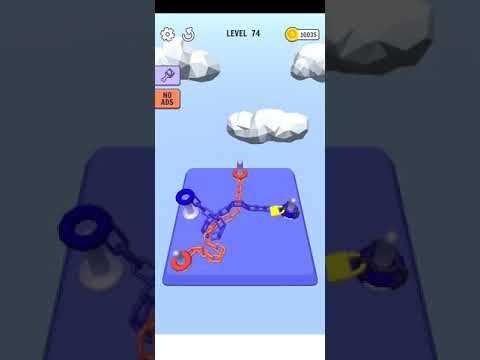 Video guide by Attiq gaming channel: Go Knots 3D Level 74 #goknots3d