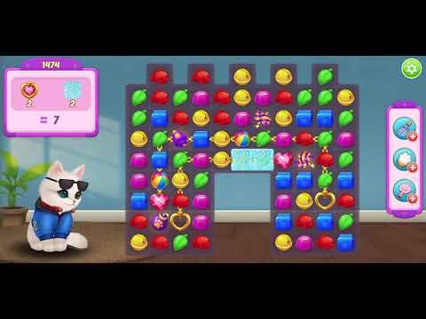 Video guide by Leo Mercury Games: Kitten Match Level 1474 #kittenmatch