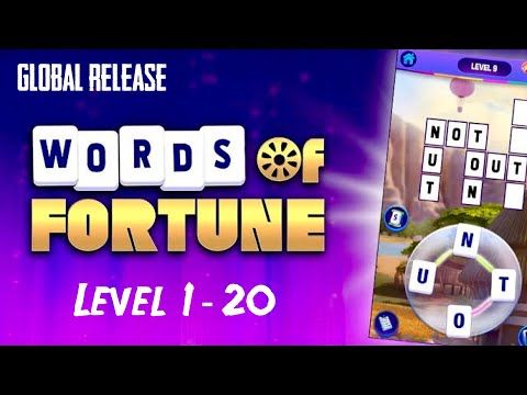 Video guide by Azeemjaffer Gaming: Words of Fortune: Word Game Level 1-20 #wordsoffortune