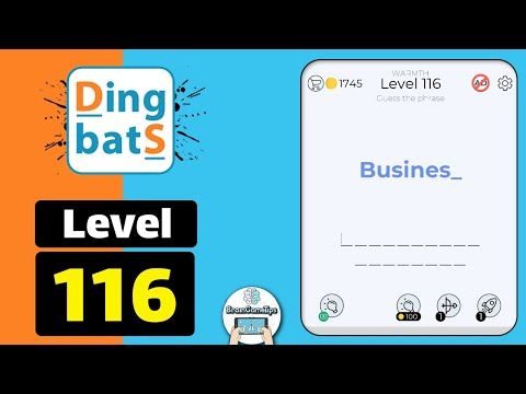 Video guide by BrainGameTips: Dingbats! Level 116 #dingbats