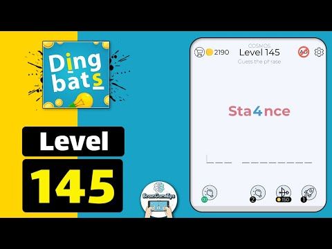 Video guide by BrainGameTips: Dingbats! Level 145 #dingbats