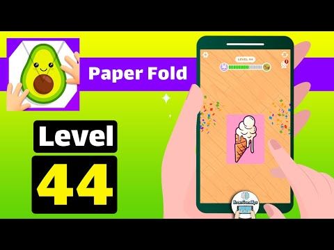 Video guide by BrainGameTips: Fold Level 44 #fold