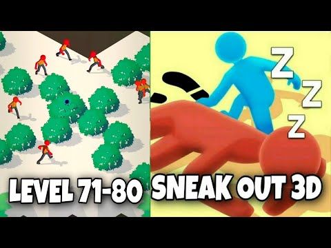 Video guide by KSArcade: Sneak Out 3D Level 71-80 #sneakout3d