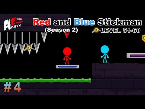 Video guide by Angry Emma: Red & Blue Stickman Level 51-60 #redampblue
