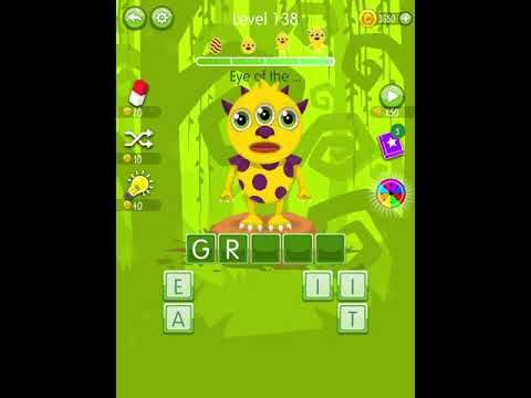 Video guide by Scary Talking Head: Word Monsters Level 138 #wordmonsters