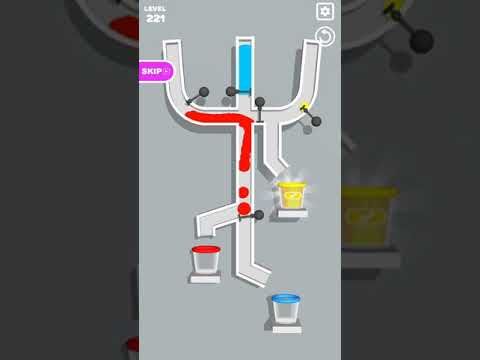 Video guide by Gaming Readdiction: Color Flow 3D Level 221 #colorflow3d