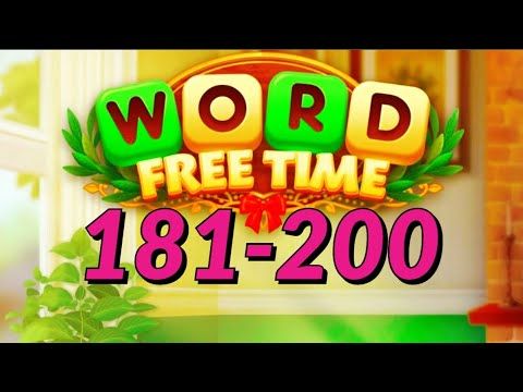 Video guide by Super Andro Gaming: Word Free Time Level 181 #wordfreetime
