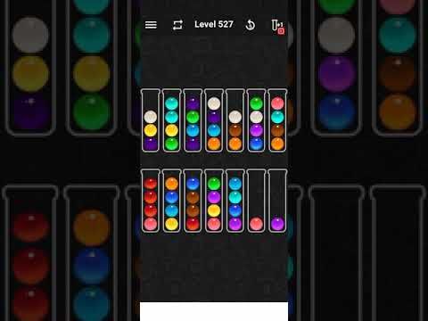 Video guide by Game Help: Ball Sort Color Water Puzzle Level 527 #ballsortcolor
