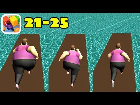 Video guide by Best Games: Fat Pusher Level 21-25 #fatpusher