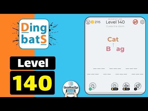 Video guide by BrainGameTips: Dingbats! Level 140 #dingbats