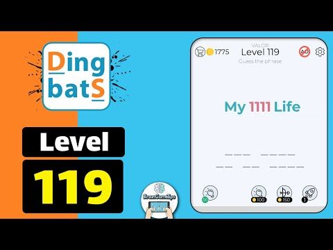 Video guide by BrainGameTips: Dingbats! Level 119 #dingbats