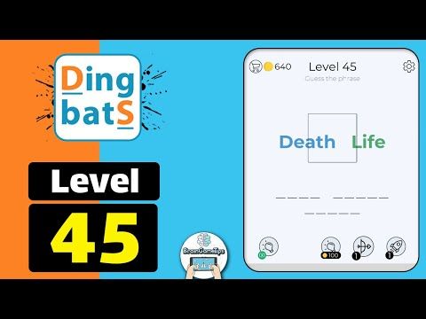 Video guide by BrainGameTips: Dingbats! Level 45 #dingbats