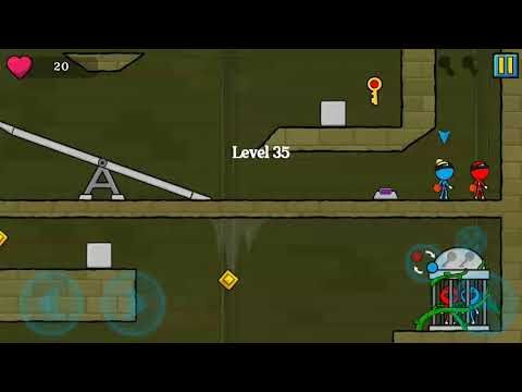 Video guide by Crazy Gamer: Red and Blue Level 35 #redandblue