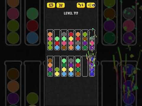Video guide by Mobile games: Ball Sort Puzzle Level 717 #ballsortpuzzle