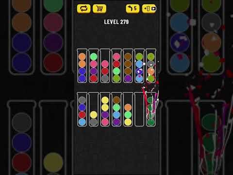 Video guide by Mobile games: Ball Sort Puzzle Level 279 #ballsortpuzzle