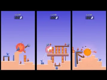 Video guide by Lets Play Games: Bazooka Boy Level 56-60 #bazookaboy
