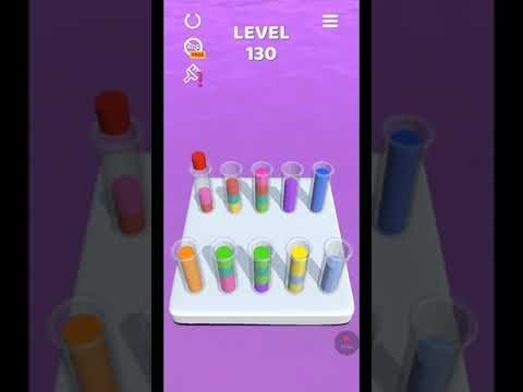 Video guide by Glitter and Gaming Hub: Sort It 3D Level 130 #sortit3d