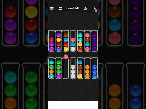 Video guide by Game Help: Ball Sort Color Water Puzzle Level 549 #ballsortcolor