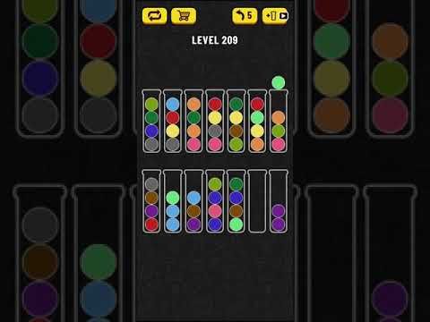 Video guide by Mobile games: Ball Sort Puzzle Level 209 #ballsortpuzzle