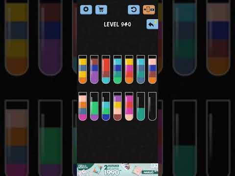 Video guide by ITA Gaming: Water Color Sort Level 940 #watercolorsort