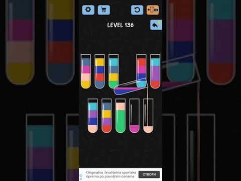 Video guide by ITA Gaming: Water Color Sort Level 136 #watercolorsort