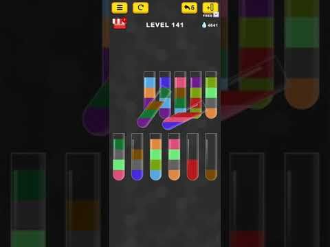 Video guide by Mobile Games: Water Sort Color Puzzle Level 141 #watersortcolor