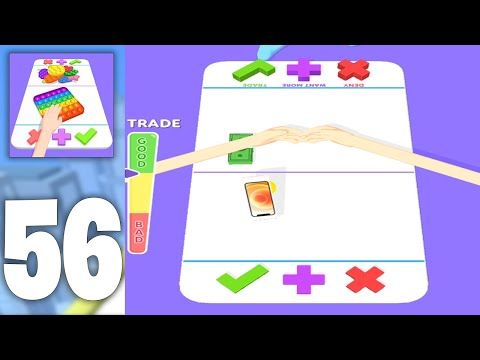 Video guide by XGAMING: Fidget Trading 3D Level 56 #fidgettrading3d