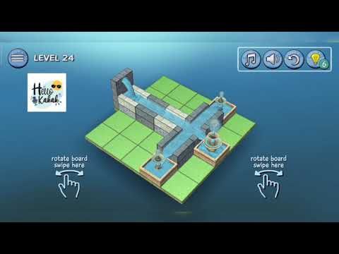 Video guide by Hello Kakak: Flow Water Fountain 3D Puzzle Level 21-30 #flowwaterfountain