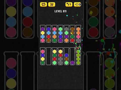 Video guide by Mobile games: Ball Sort Puzzle Level 611 #ballsortpuzzle