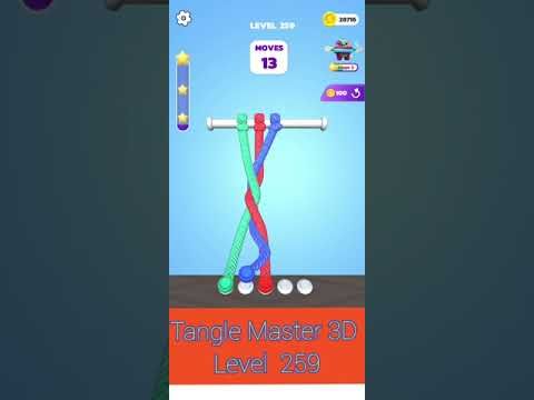 Video guide by Fillin835: Tangle Master 3D Level 259 #tanglemaster3d