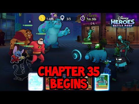 Video guide by Daily Gaming: Disney Heroes: Battle Mode Chapter 35 #disneyheroesbattle