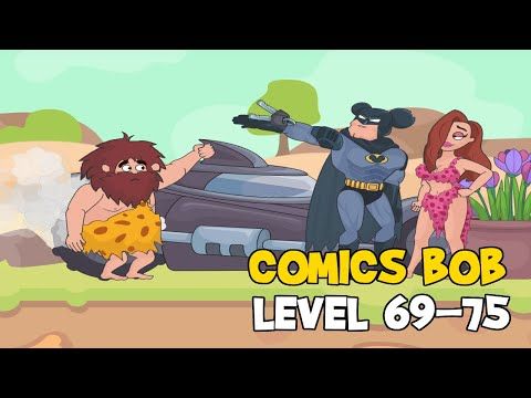 Video guide by Puzzlegamesolver: Comics Bob Level 69 #comicsbob